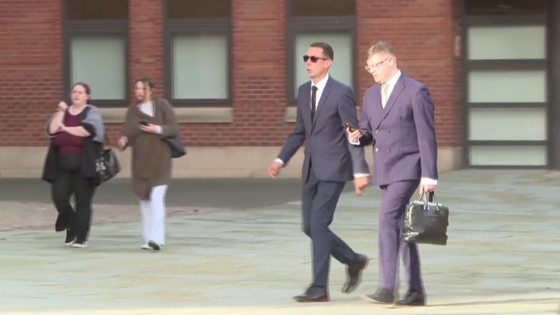 'Video thumbnail for Ex-EPL ref Coote arrives at court, faces charge of making indecent images of a child'