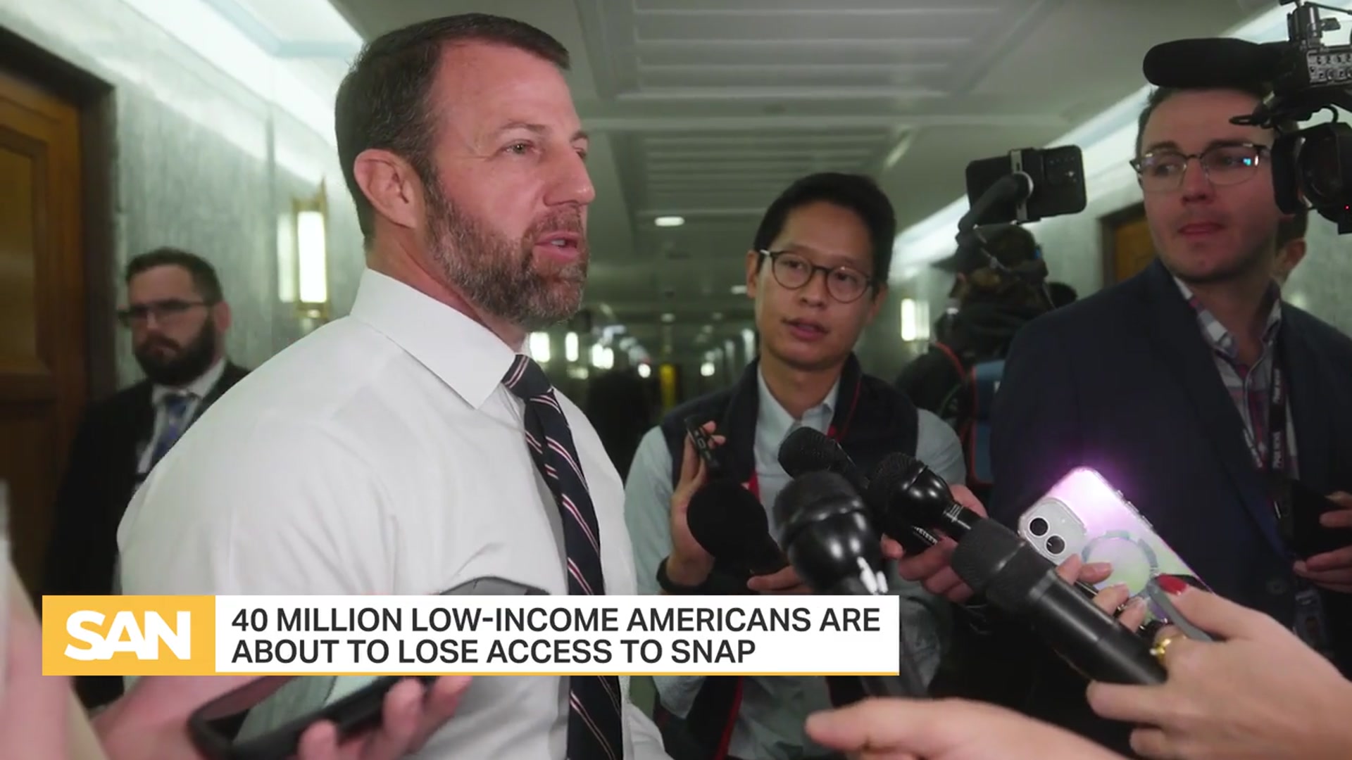 'Video thumbnail for Both parties say cutting SNAP for 42 million is wrong – but can't agree on a fix'