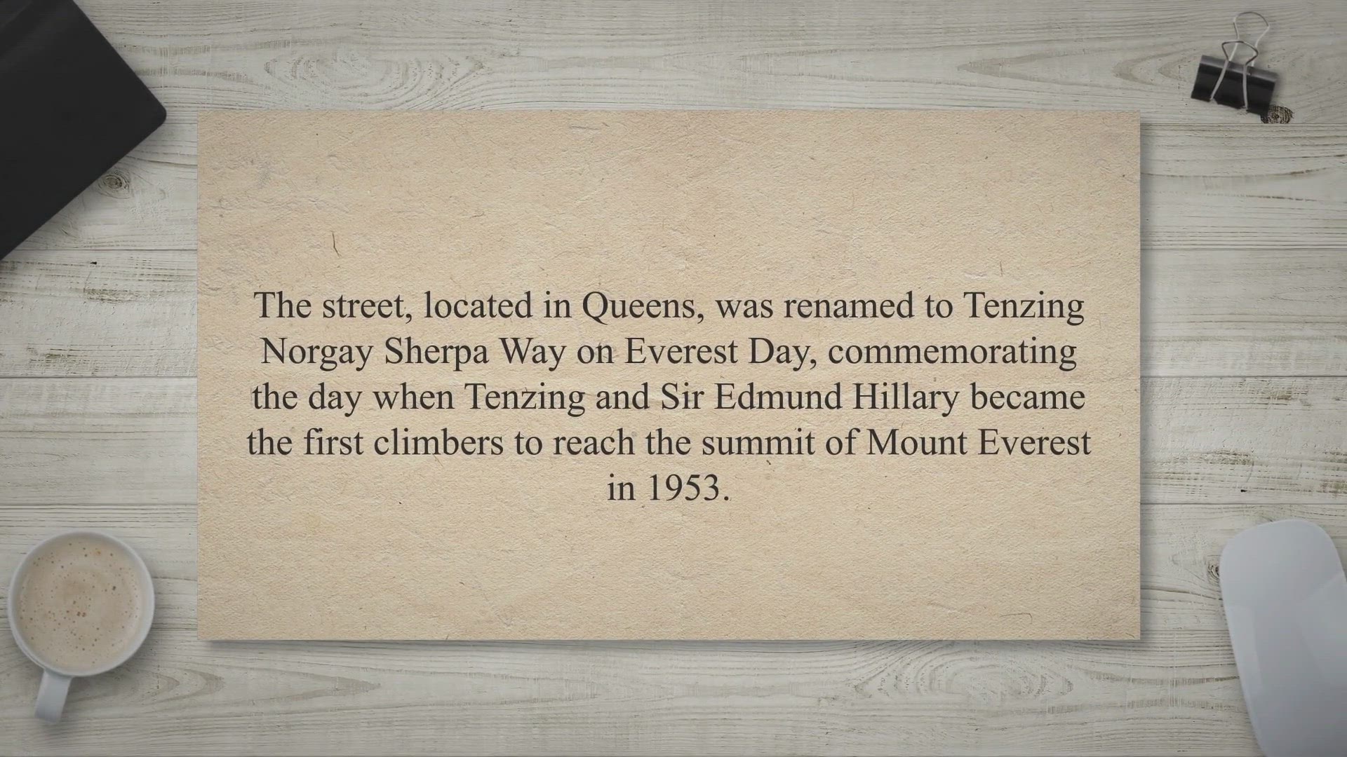 Video thumbnail for Honoring Tenzing Norgay Sherpa's Legacy: New York Street Co-Named on Everest Day