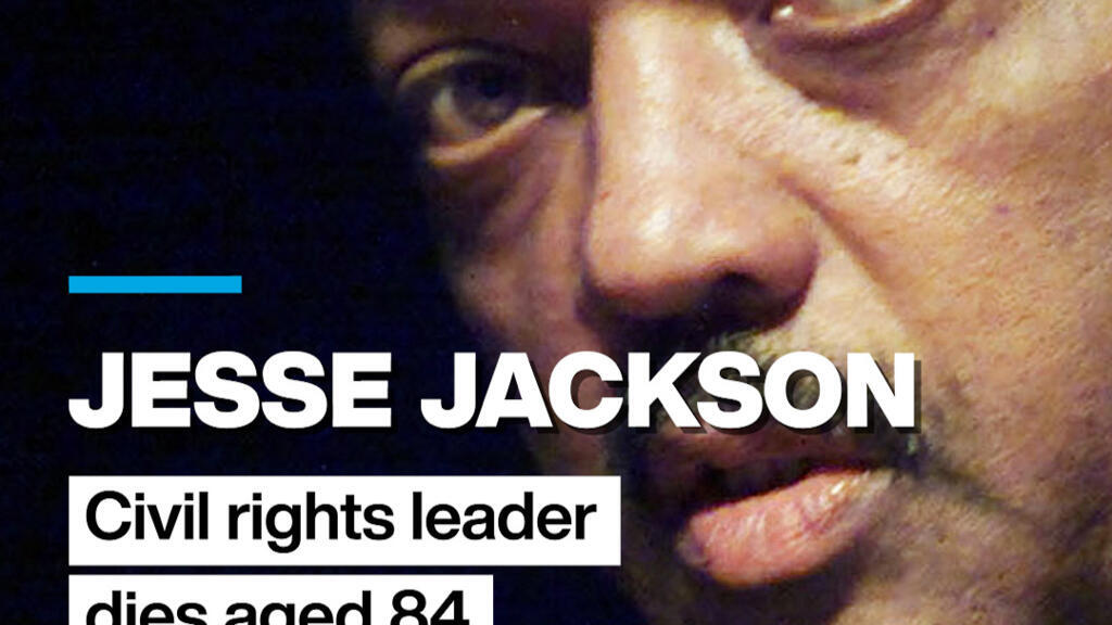 Video thumbnail for Jesse Jackson: Civil rights leader dies aged 84