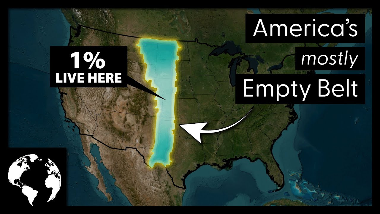 Video thumbnail for Why So Few Americans Live In This Huge Area In The Middle Of The Country