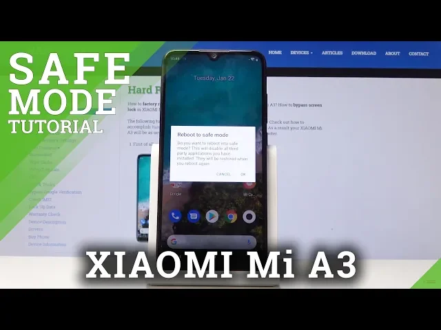 Video thumbnail for How to Boot into Safe Mode on XIAOMI Mi A3 - Manage & Exit Safe Mode