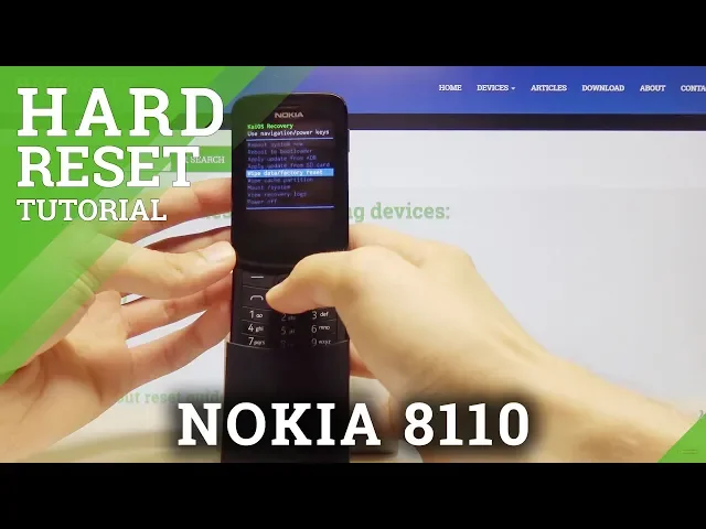 Video thumbnail for Hard Reset Nokia 8110 4G - Bypass Screen Lock by Recovery Mode