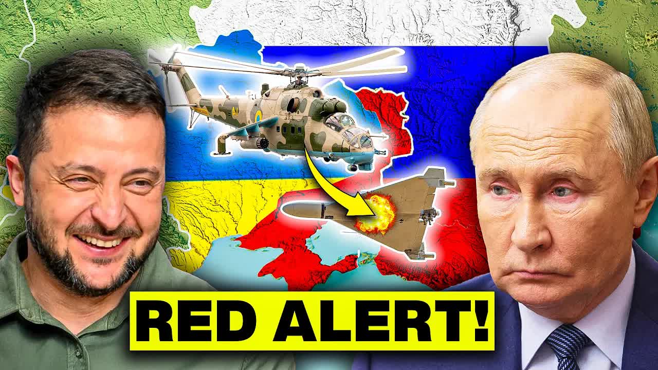 Video thumbnail for Business Basics: ukraine's mi-24 helicopter strategy stuns russia: drone warfare & anti-drone tactics