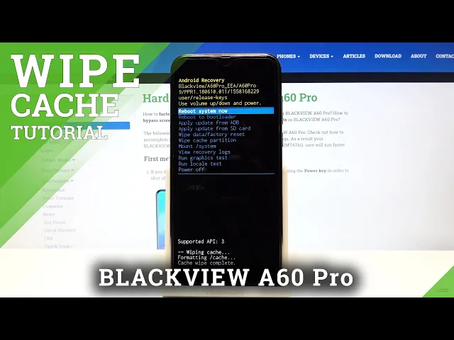 Video thumbnail for How to Wipe Cache in BLACKVIEW A60 Pro – Format Cache Partition