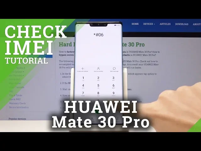 Video thumbnail for Where is IMEI / SN in HUAWEI Mate 30 PRO - IMEI / Serial Number Checkup