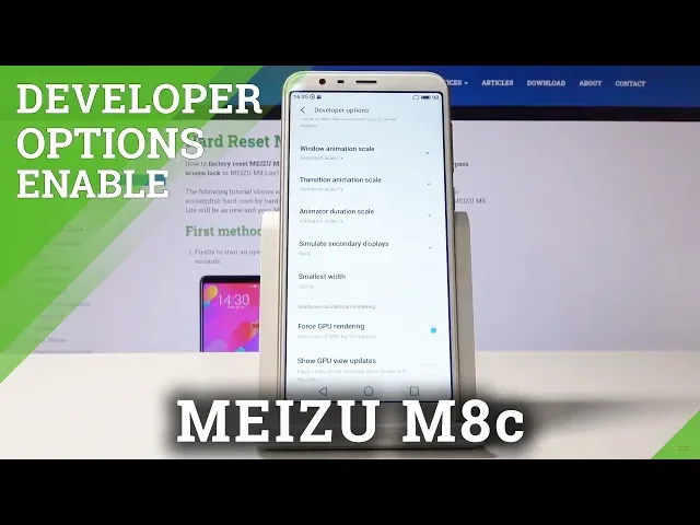 Video thumbnail for How to Activate Developer Options in MEIZU M8C – OEM Unlock & USB Debugging