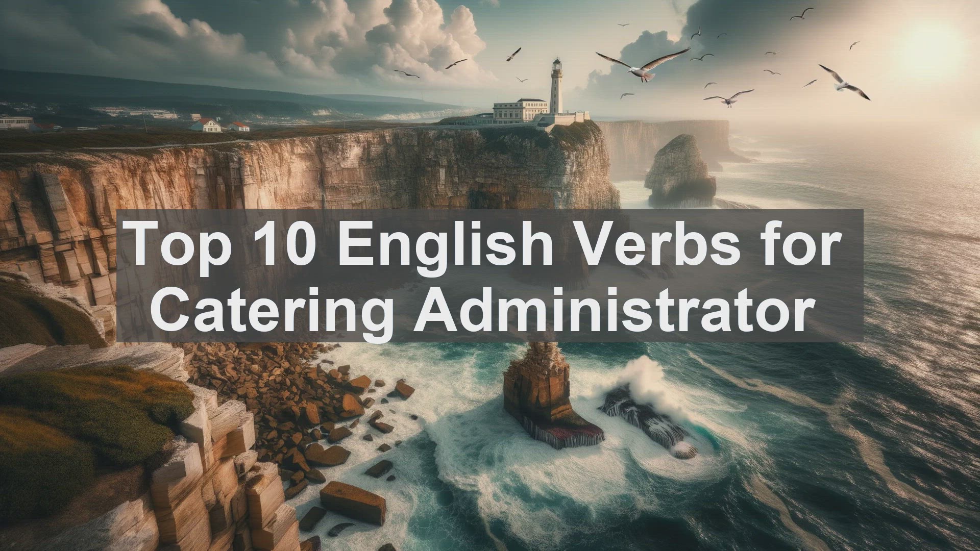 'Video thumbnail for Top 10 English Verbs for Catering Administrator'