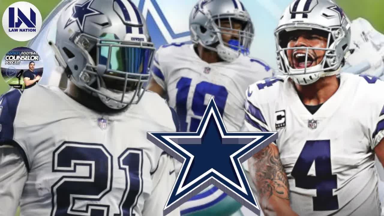 Video thumbnail for law nation sports: dallas cowboys fantasy football talk: dak prescott, ezekiel elliott & wide receiver analysis