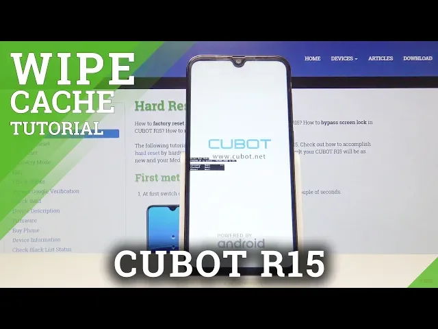 Video thumbnail for How to Wipe Cache in CUBOT R15 - Delete Temporary Cache Files