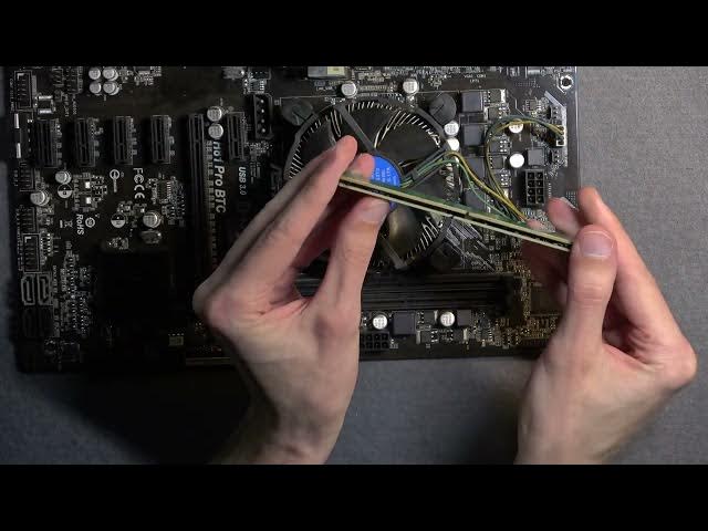 Video thumbnail for Install DDR3 RAM in ASRock H81 Pro BTC | How to Correctly Plug New RAM in ASRock Motherboard