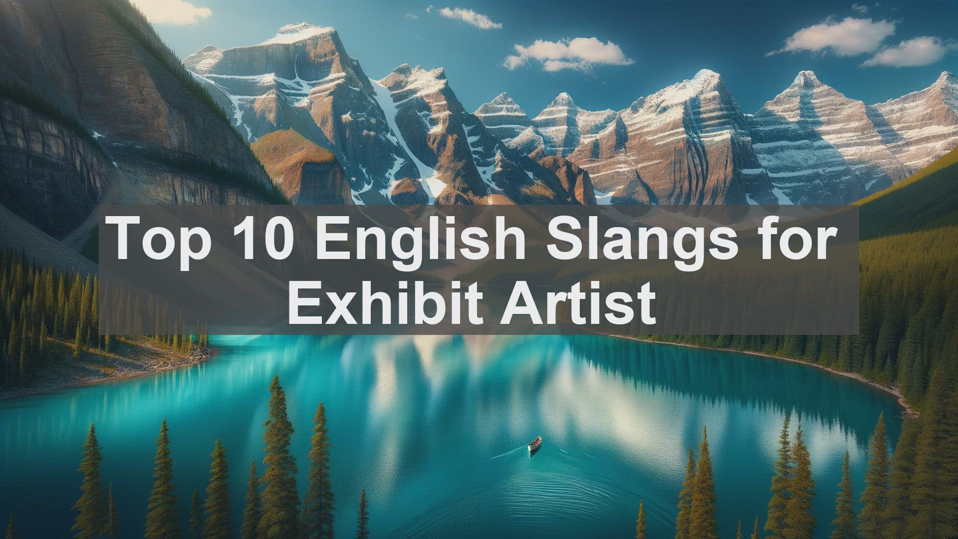 'Video thumbnail for Top 10 English Slangs for Exhibit Artist'