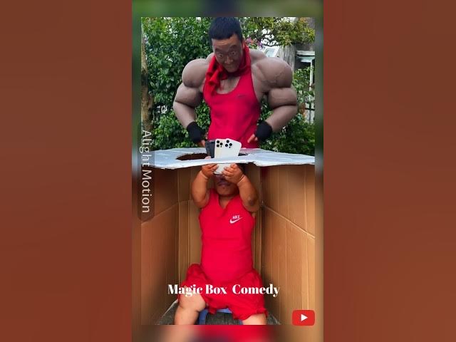 Video thumbnail for Magic📦Box  Comedy ToRugh #youtubeshorts #shortvideo #comedy #funny