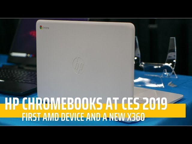 Video thumbnail for HP Chromebooks At CES 2019: First Look
