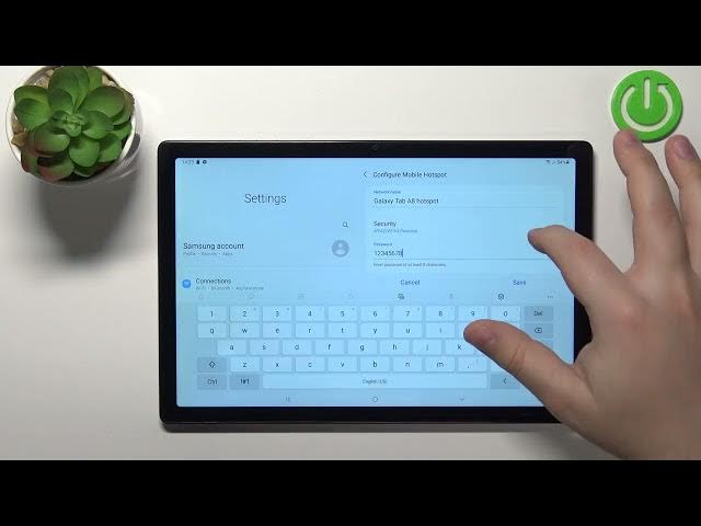 Video thumbnail for How to Share Wi-Fi in Samsung Galaxy Tab A8 2022 – Create Portable Hotspot