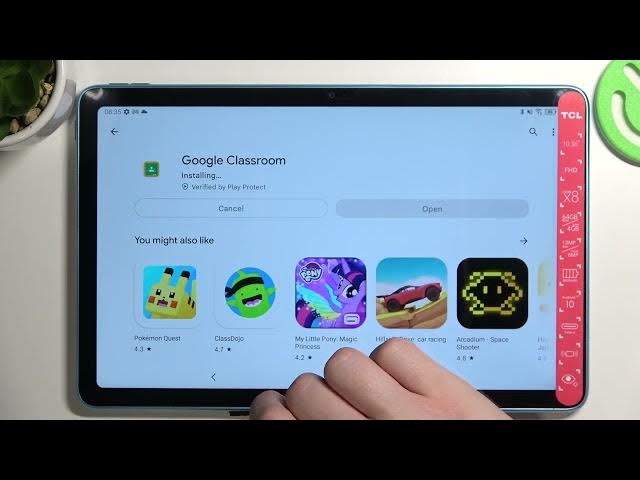 Video thumbnail for How to Install and Join the Google Classroom App on the TCL 10 TabMax