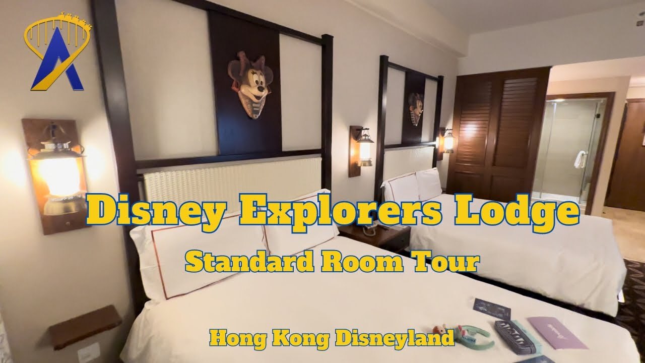'Video thumbnail for Disney Explorers Lodge Standard Room Tour Hong Kong Disneyland'