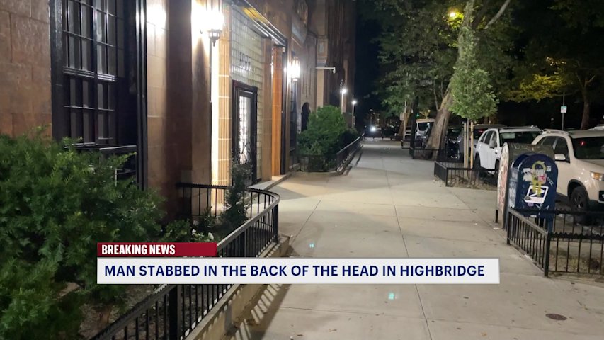 Video thumbnail for Highbridge man stabbed in the back of the head; attacker on the run
