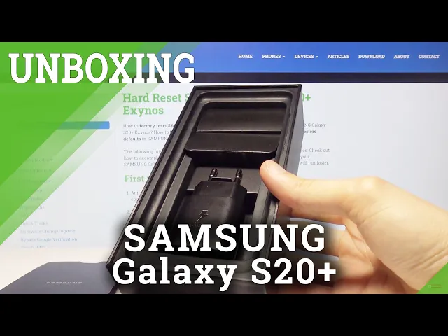 Video thumbnail for SAMSUNG Galaxy S20+ UNBOXING | What's included!