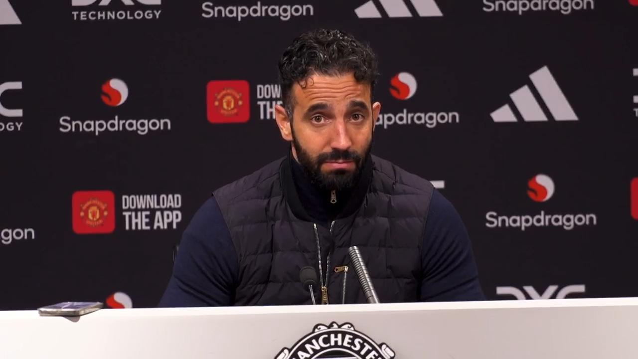 Video thumbnail for Amorim addresses 'important changes' in last press conference of first season as Man United coach