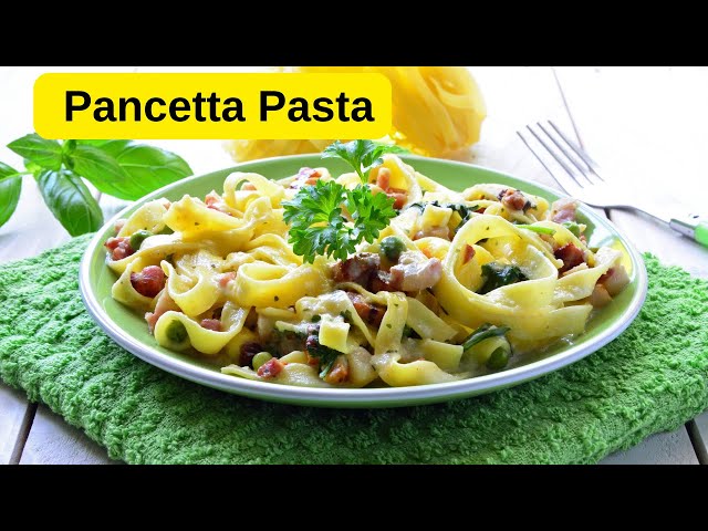 'Video thumbnail for Pancetta Pasta: A Simple, Savory Italian Recipe to Savor'
