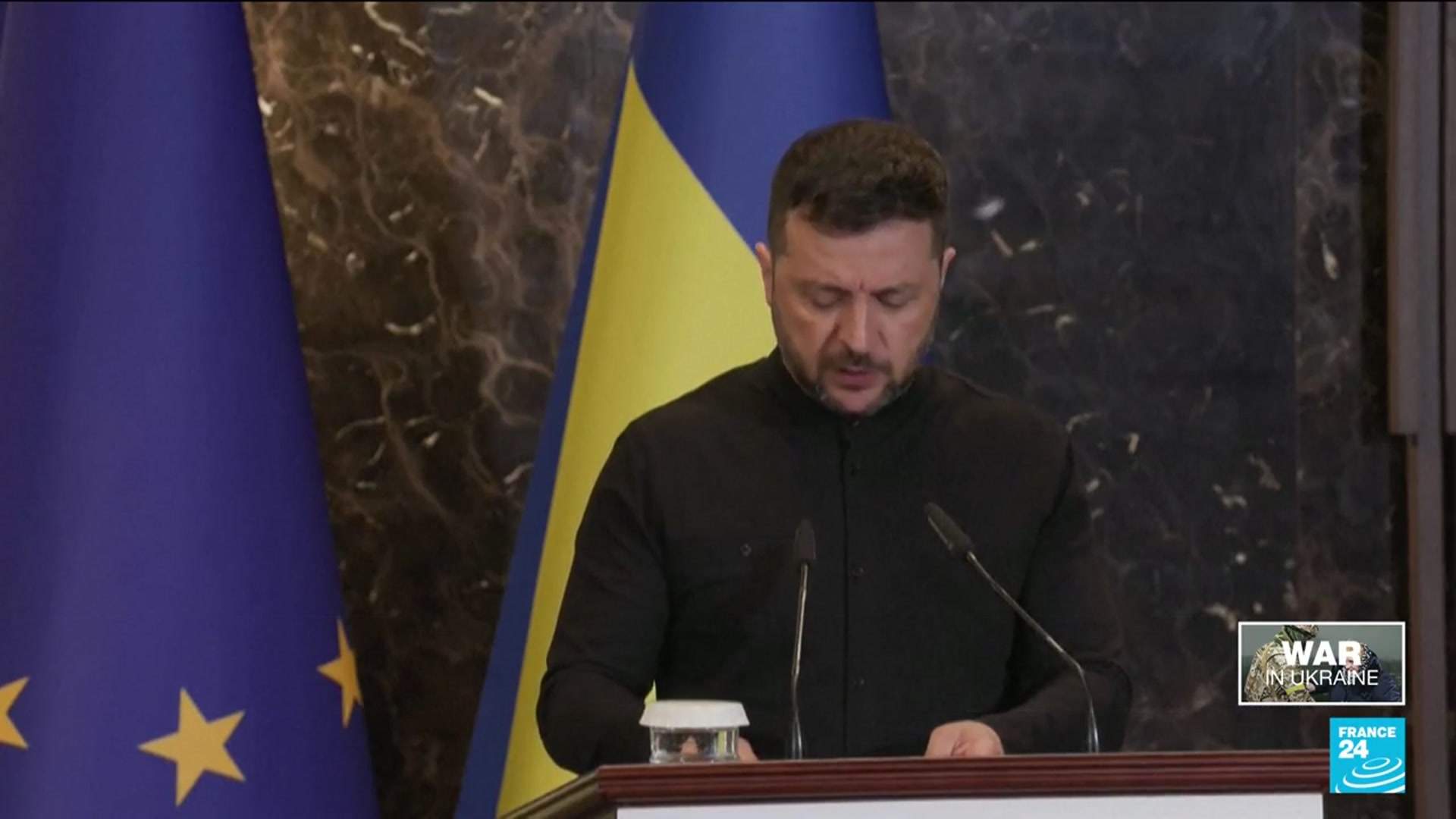 'Video thumbnail for Ukraine's Volodymyr Zelensky urges Slovak PM Robert Fico to cut Russian oil imports'
