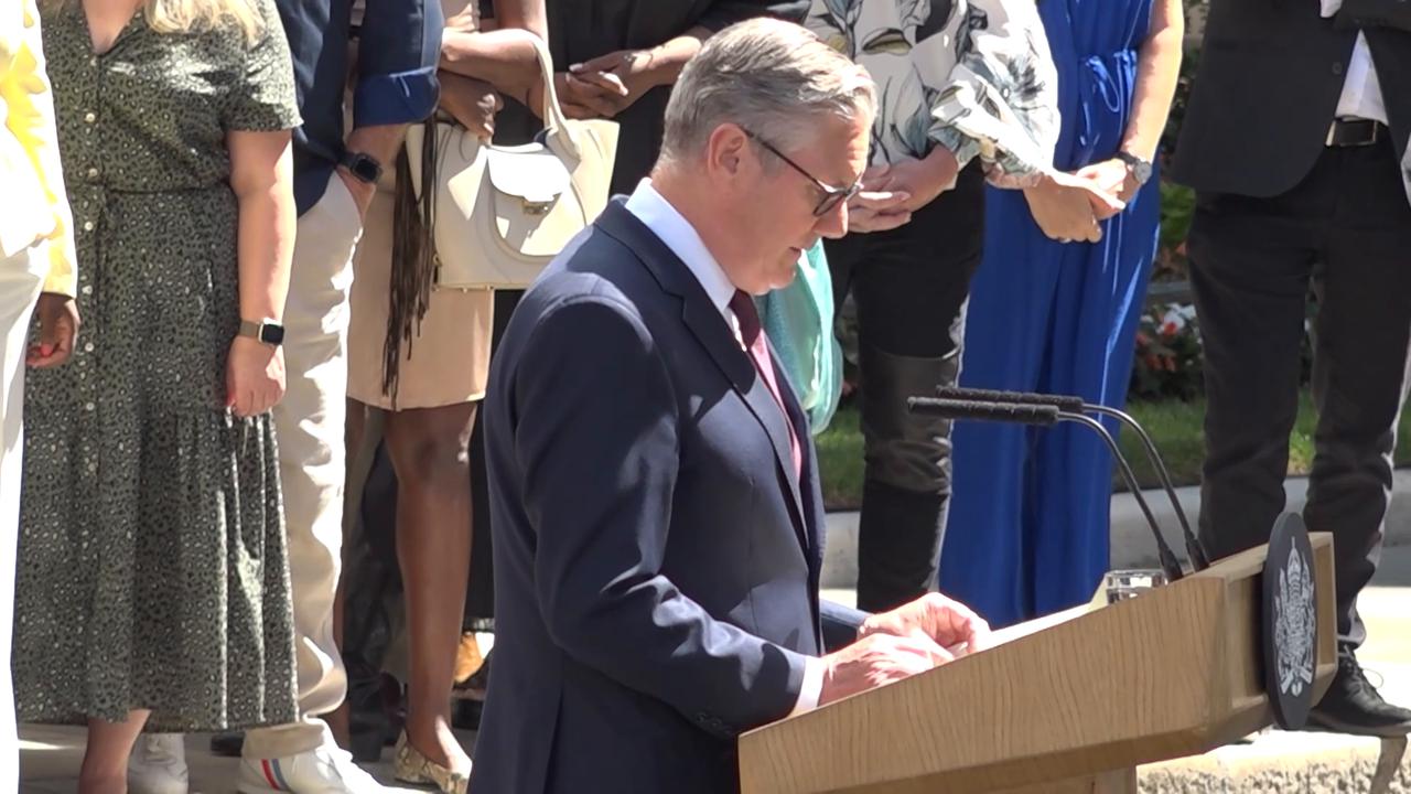Video thumbnail for UK: Keir Starmer formally resigns as UK prime minister (3).
