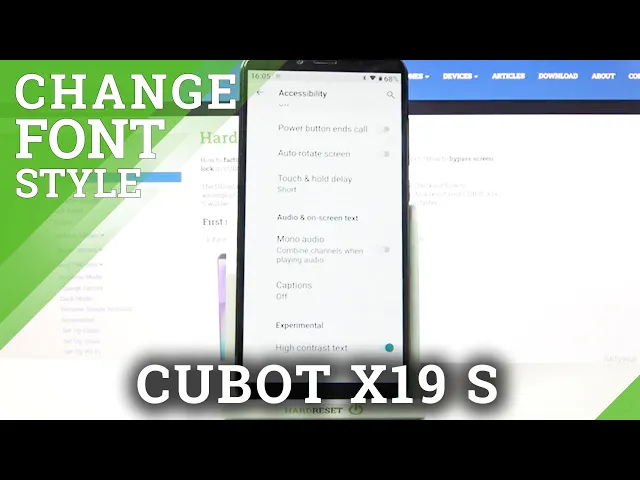 Video thumbnail for How to Enable / Disable High Contrast Text in Cubot X19 S – Set Up Higher Font Contrast