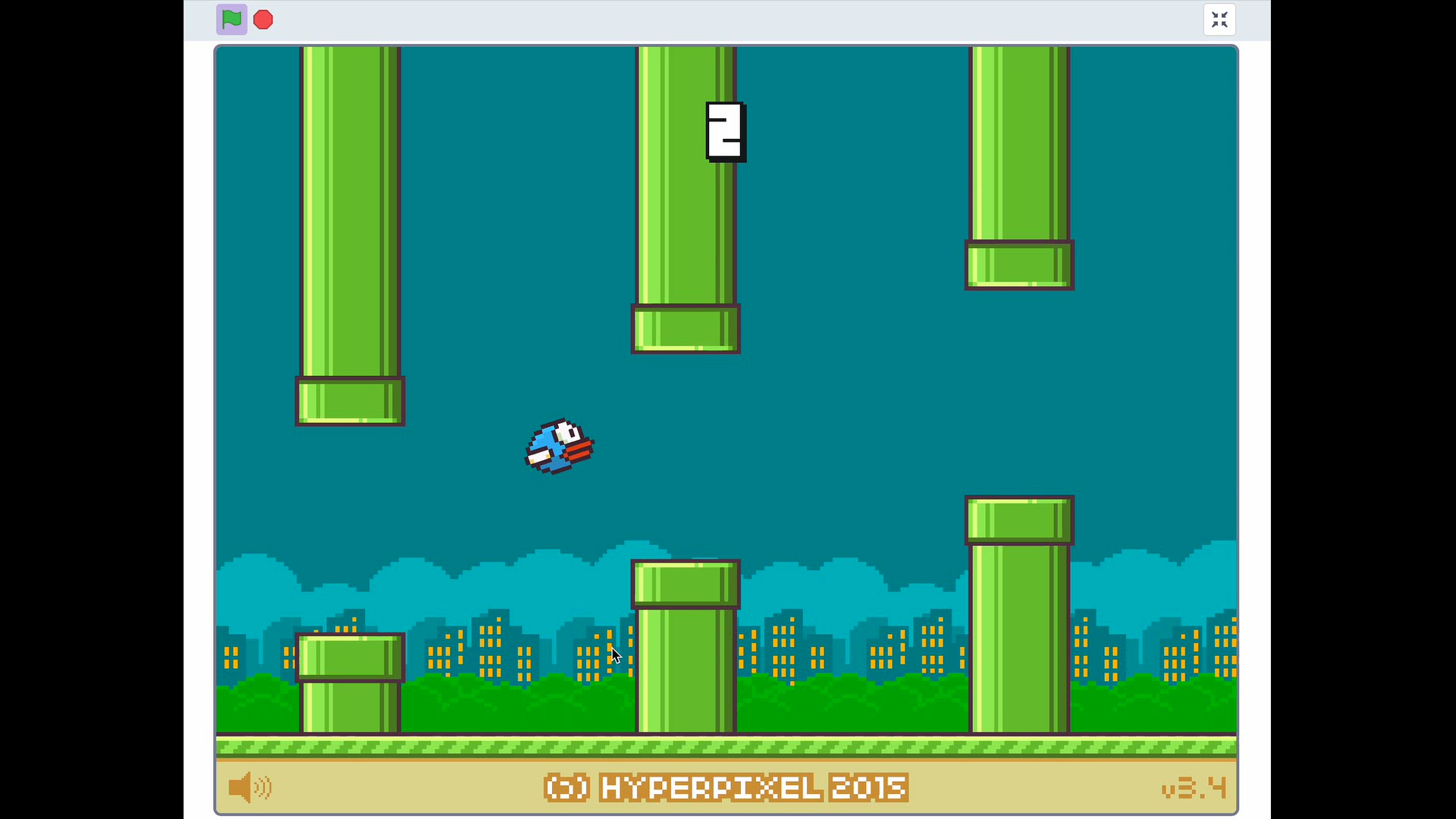 Video thumbnail for Flappy Bird Scratch 140