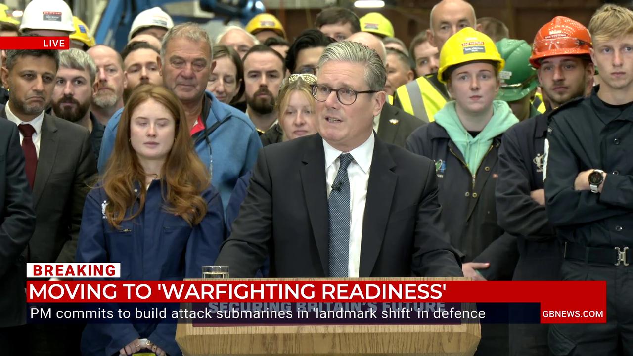 Video thumbnail for WATCH: Keir Starmer pledges to 'mobilise the nation' as he announces 'new era' for UK defence