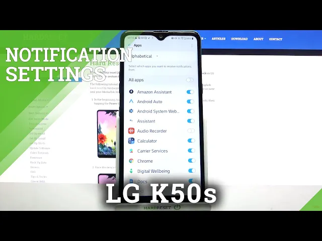 Video thumbnail for How to Deactivate App Notifications in LG K50S – Adjust Notifications
