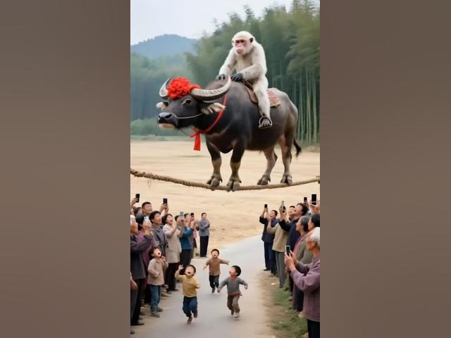 Video thumbnail for Cow along with Monkey Roping Tricks You Won't Believe | Cow Roping Tricks You Can Actually Learn #ai