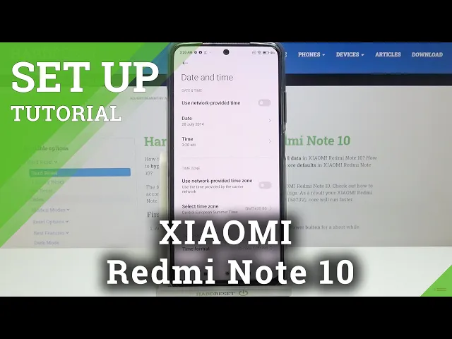 Video thumbnail for How to Set Up Date and Time on XIAOMI Redmi Note 10 – Open Date and Time Settings