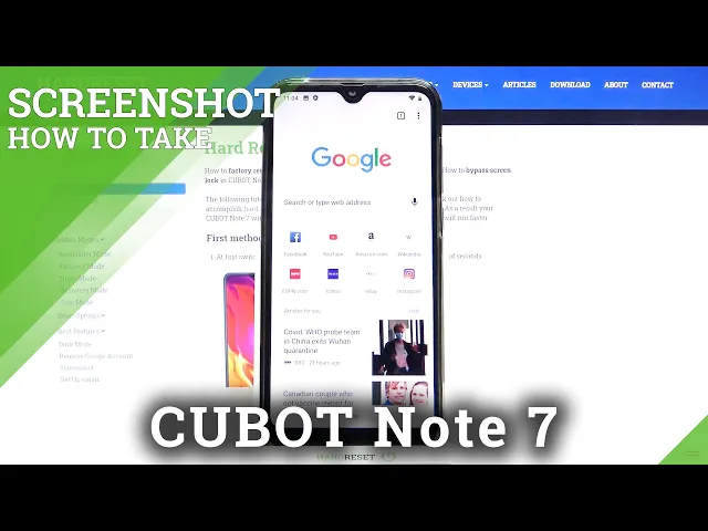 Video thumbnail for How to Take Screenshot on CUBOT Note 7 – Save Screen