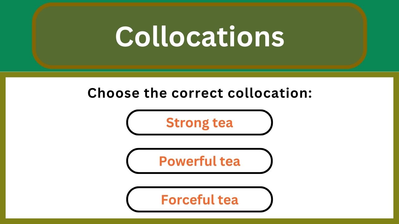 'Video thumbnail for English Grammar Practice || Collocations || English Grammar Test'