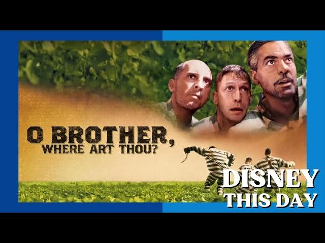 Video thumbnail for O Brother, Where Art Thou? | DISNEY THIS DAY | December 22, 2000