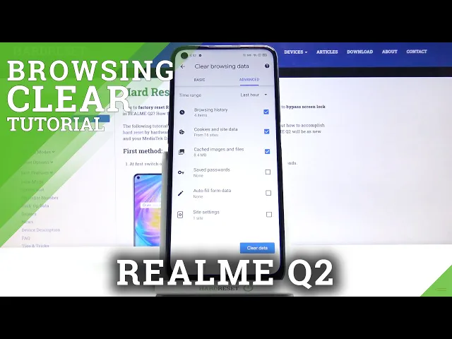 Video thumbnail for How to Clear Browsing Data in REALME Q2 – Clear Browsing History