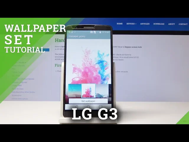 Video thumbnail for How to Change Wallpaper in LG G3 - Refresh Screen Picture