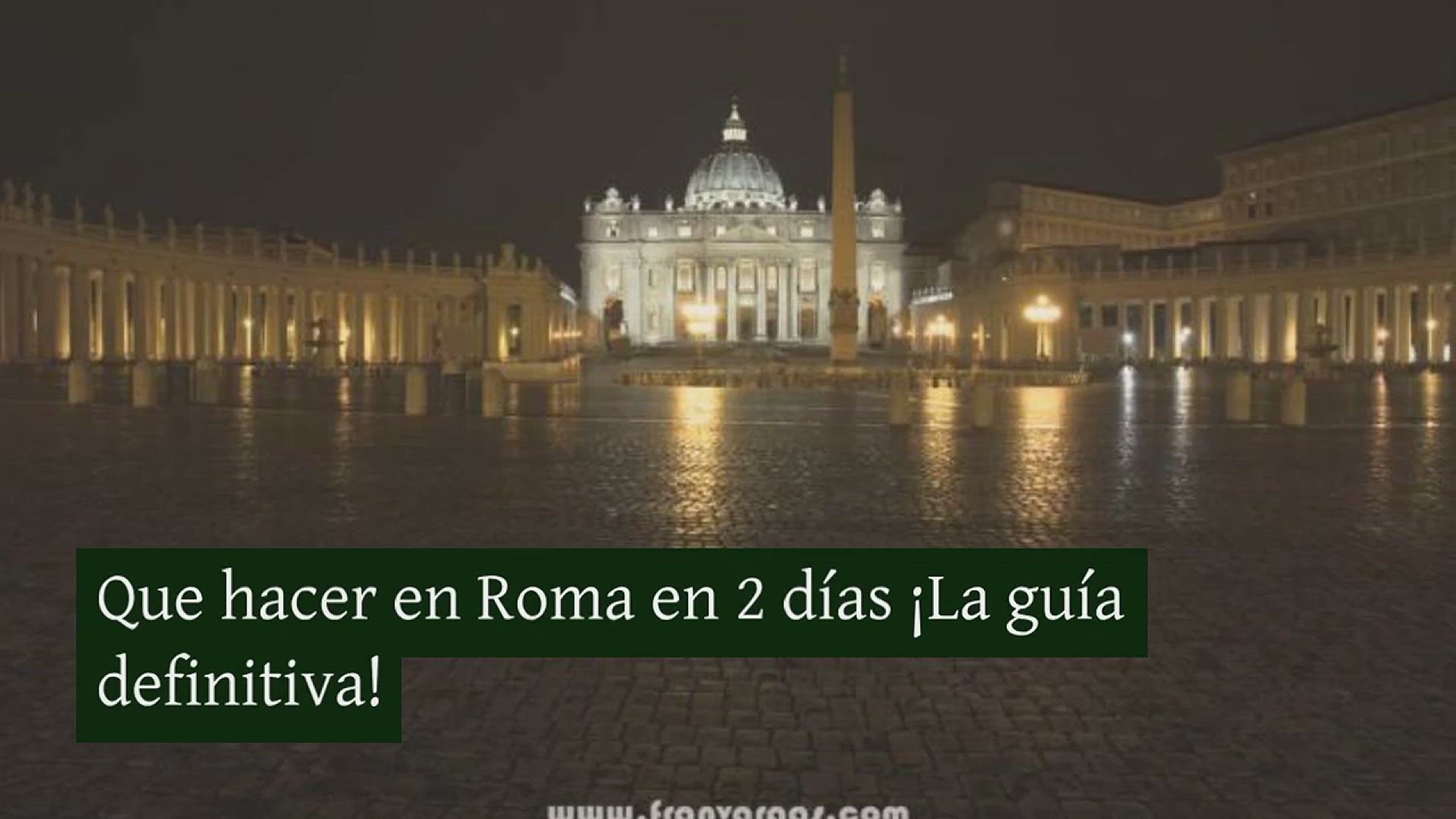 Video thumbnail for Que hacer en Roma en 2 días ¡La guía definitiva!