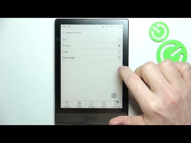 Video thumbnail for Onyx Boox Poke 3 How To Change Font Size