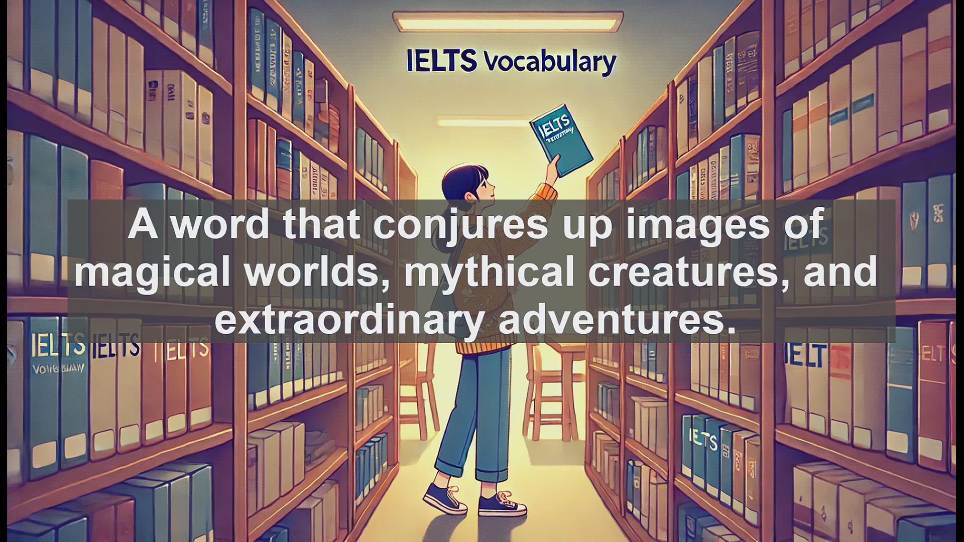 'Video thumbnail for 2500 Must Know IELTS 6.5 Vocabulary - Understanding 'Fantasy' for IELTS: Boost Your Vocabulary'