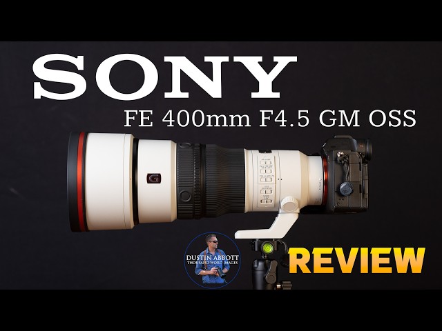 Video thumbnail for Sony FE 400mm F4.5 GM OSS Review | Lightweight Perfection!