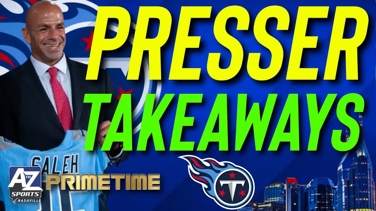 Video thumbnail for a to z sports nashville: robert saleh's titans vision: head coach potential and team future