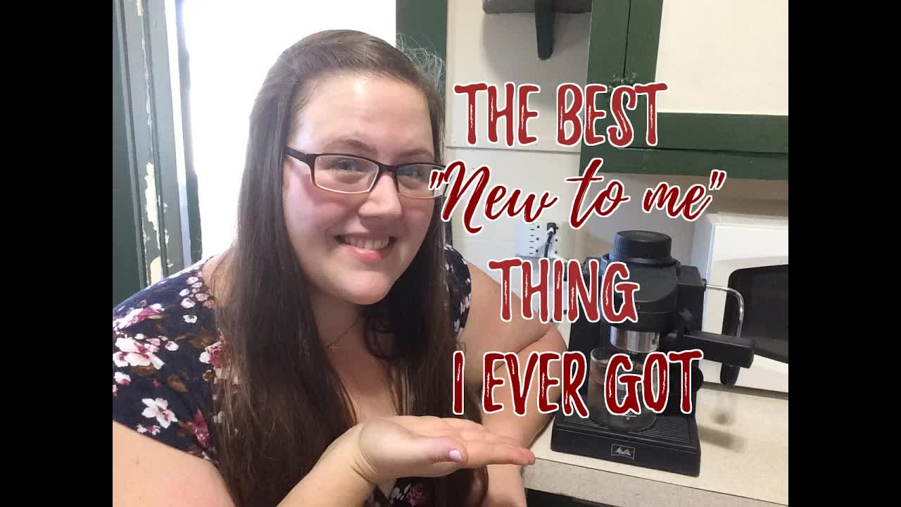 Video thumbnail for budget girl: thrifting a $13,494 espresso machine! second-hand coffee maker review