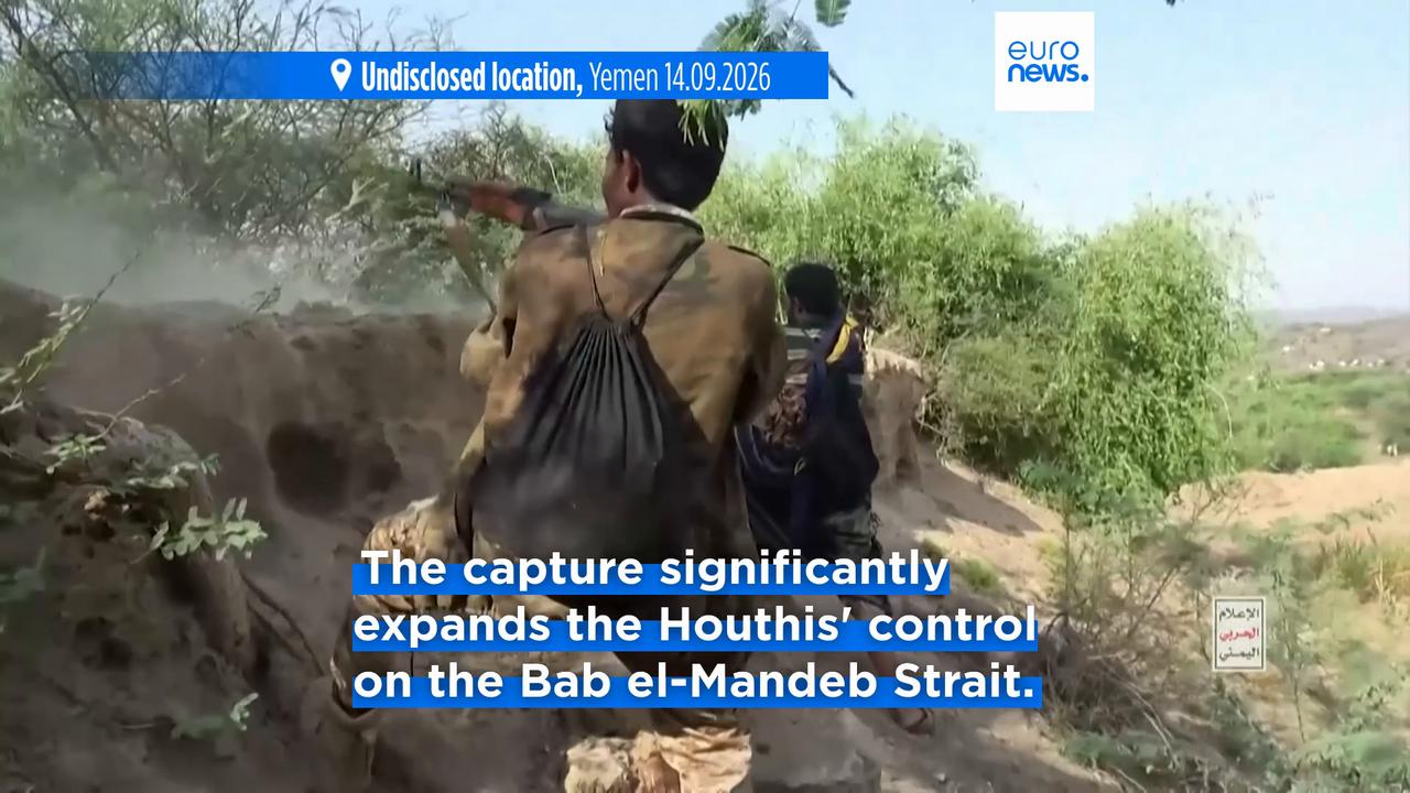 Video thumbnail for Houthis capture more Yemeni Red Sea islands, tightening grip on Bab el-Mandeb