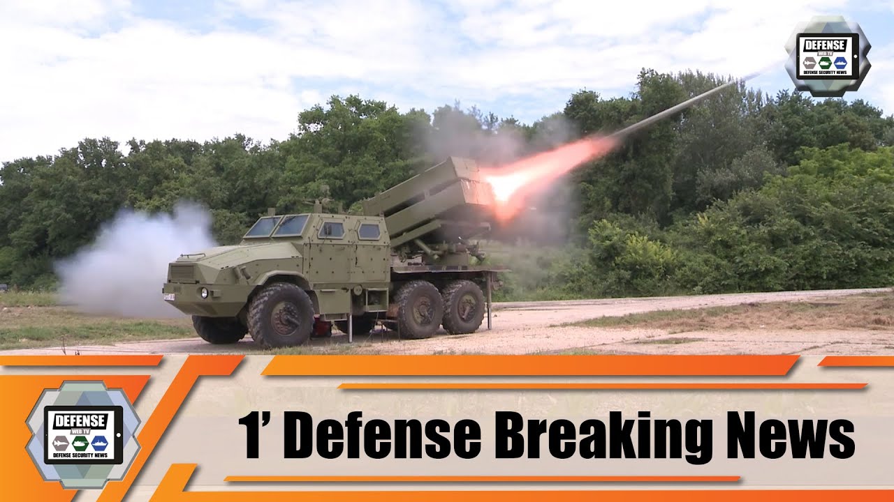Video thumbnail for Serbia unveils LRSVM M18 new modular multi-caliber rockets-missiles launcher vehicle 1' Defense News