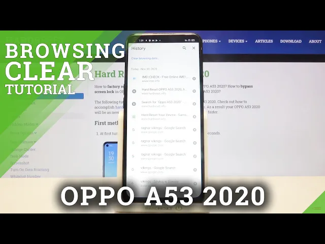 Video thumbnail for How to Clear Browsing Data on OPPO A53 2020 – Clear Browsing History and Cookies