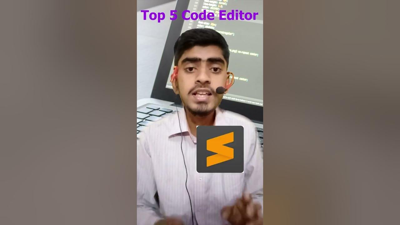'Video thumbnail for top 5 code editor software for programmers #short video.'