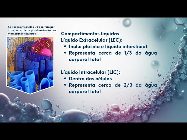 Video thumbnail for Constituição molecular e iônica dos líquidos extra e intracelulares