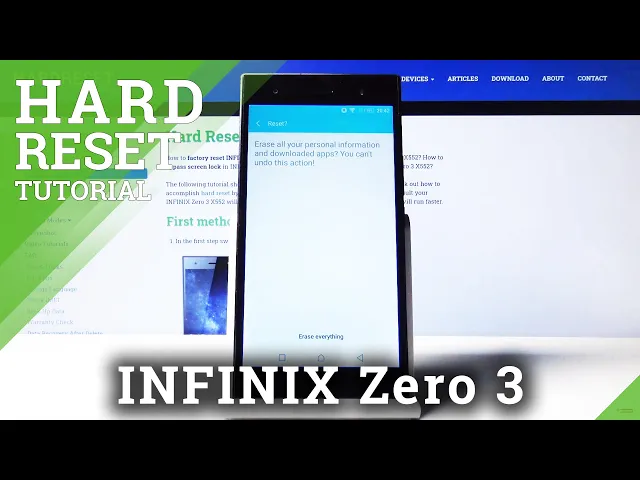 Video thumbnail for How to Factory Reset INFINIX Zero 3 – Wipe Data / Restore Defaults